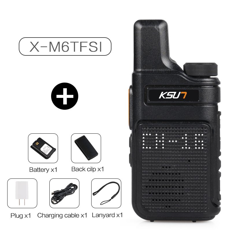 PMR 446 Walkie Talkie Portable Mini Communications Radio Pro Walkie Talkie two-way radio Transceiver KSUT M6 Quality
