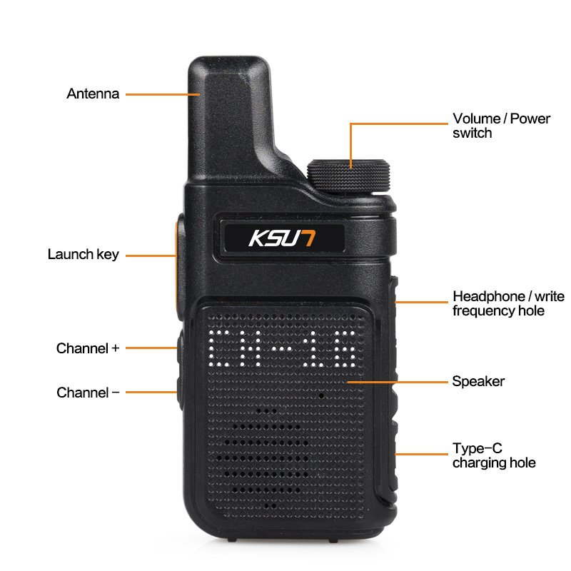 PMR 446 Walkie Talkie Portable Mini Communications Radio Pro Walkie Talkie two-way radio Transceiver KSUT M6 Quality