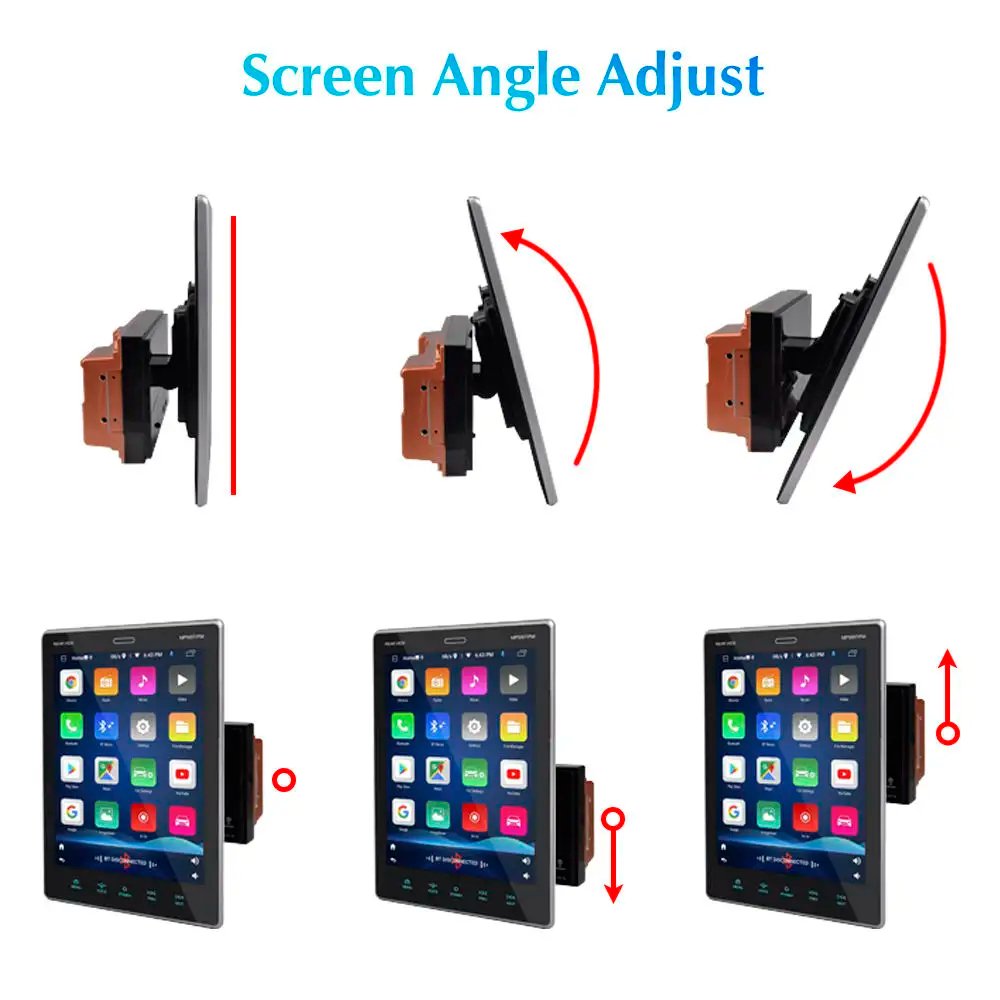 9.5Inch Lcd Tft Car Tv Monitor Gps Navigation Mp5 Dvd Player Radio Auto Android10 2g Universal Double Din Radio