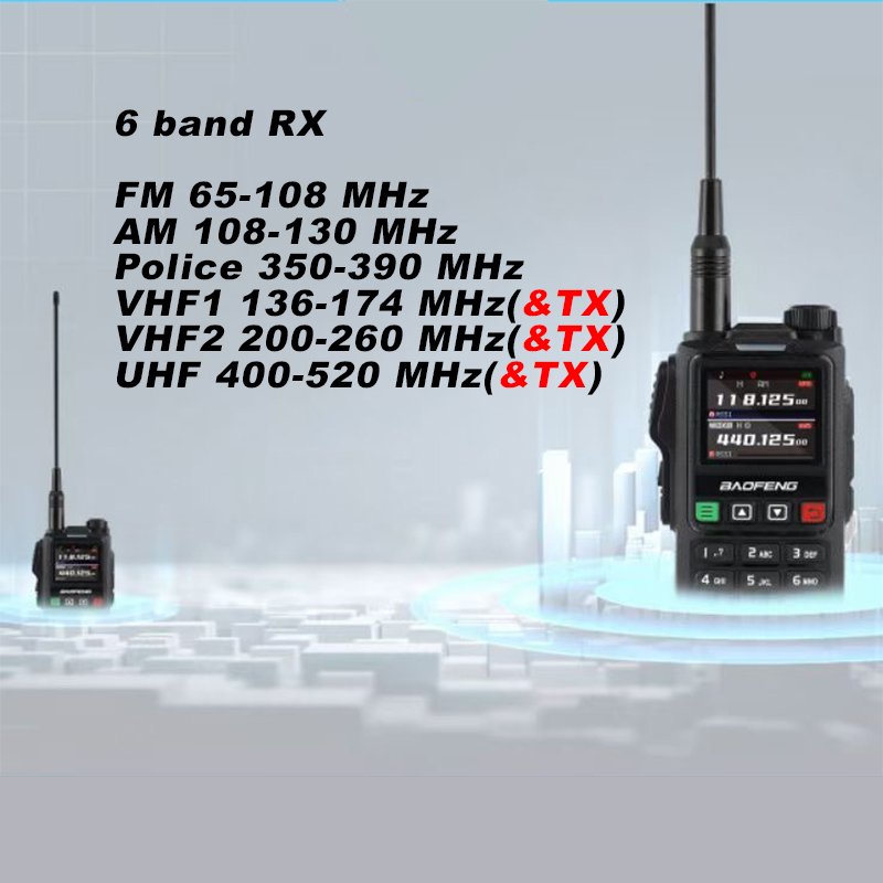 Baofeng New UV-18H Tri band VFO ham radio original factory UV-18 NOAA baofeng UV18H handheld walkie talkie with GPS/Glonass