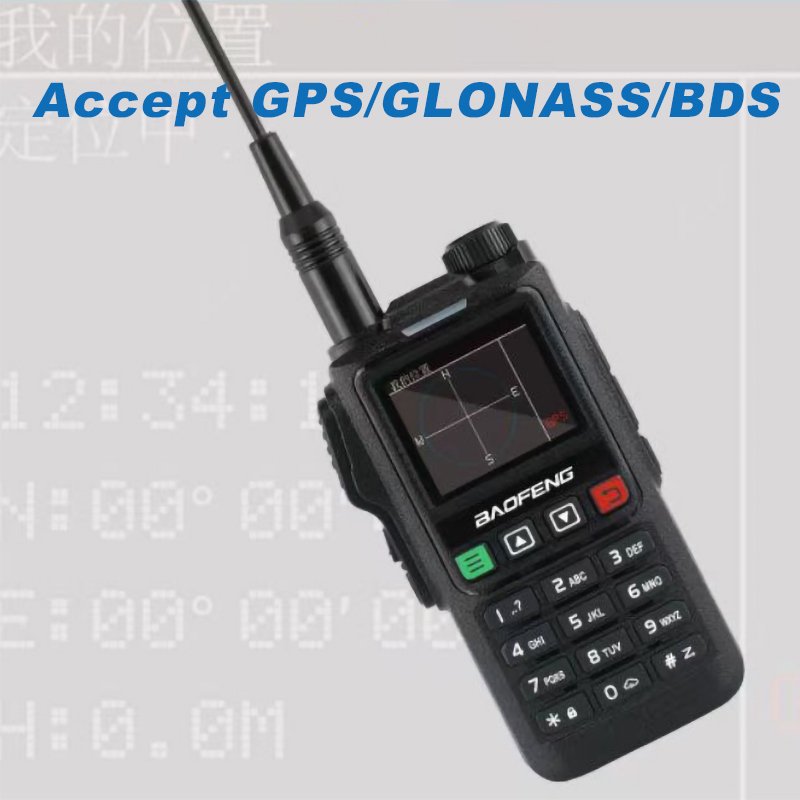 Baofeng New UV-18H Tri band VFO ham radio original factory UV-18 NOAA baofeng UV18H handheld walkie talkie with GPS/Glonass