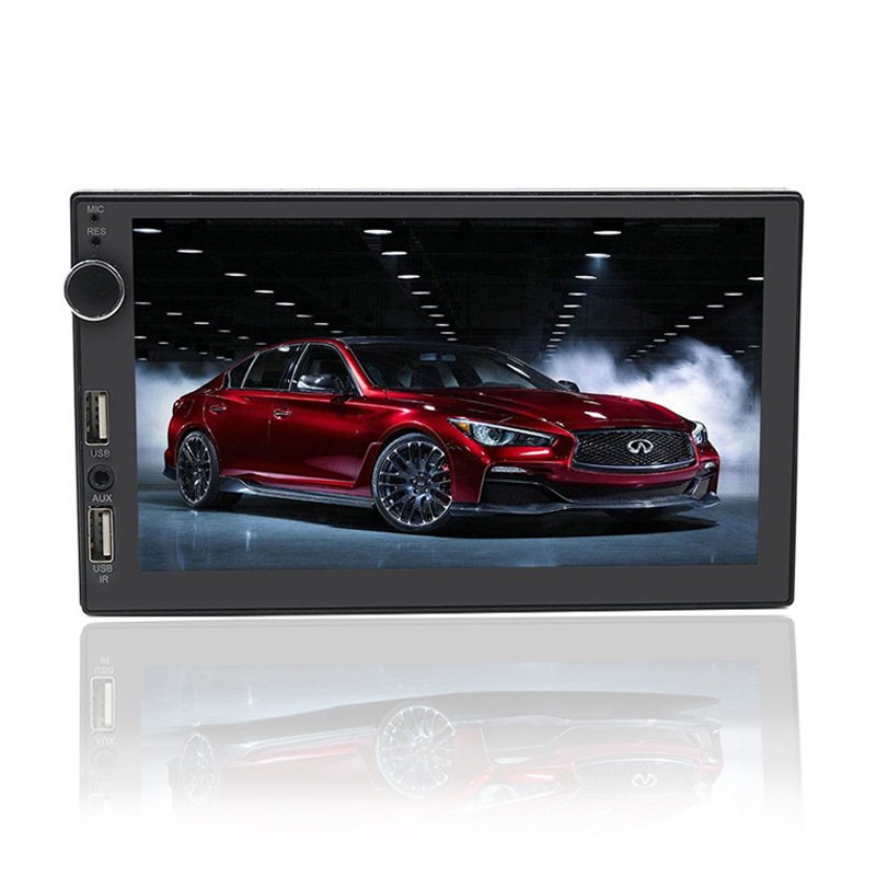 Touch screen Rotating button Reverse hands-free talk FM Mirror link USB Radio 7 "Dual ingot 1080P HD MP5 player DVD