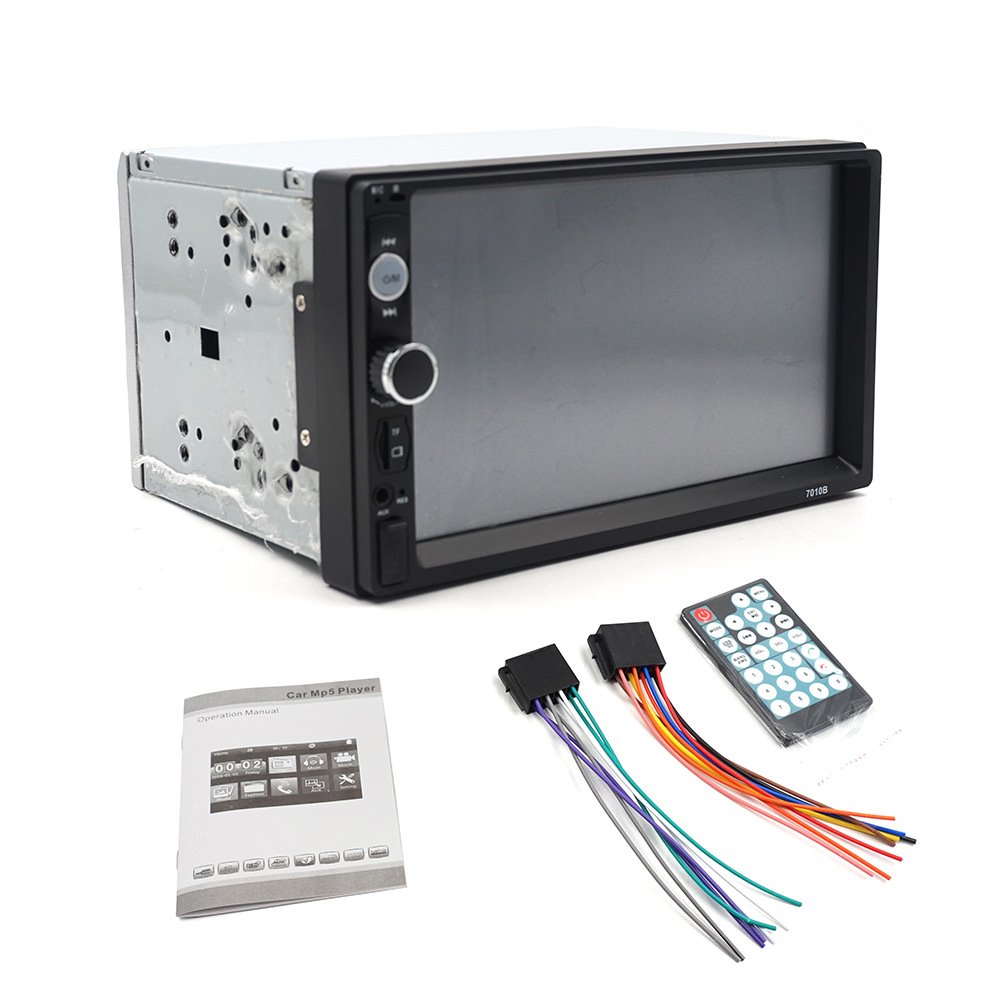 Touch screen Rotating button Reverse hands-free talk FM Mirror link USB Radio 7 "Dual ingot 1080P HD MP5 player DVD