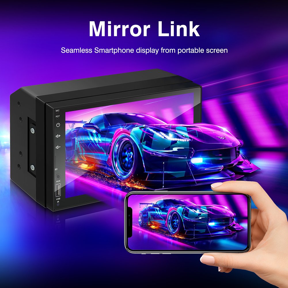 Universal 1 Din 2 Din Ips Touch Screen Gps Wifi Rear Camera Android Car Dvd Radio Android 10 Mp5 Player