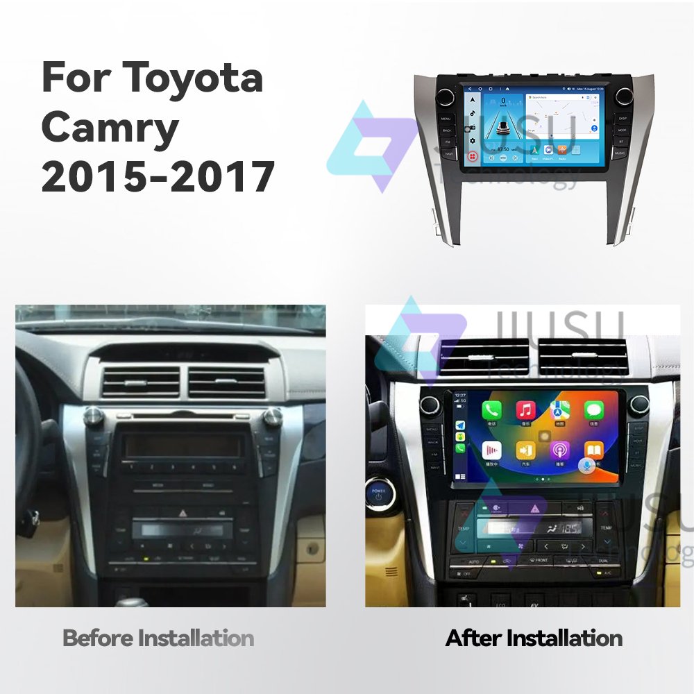 Touch Screen Android Car Radio GPS Navigation DVD Player Stereo Multimedia Audio System for Toyota Camry 2015-2017