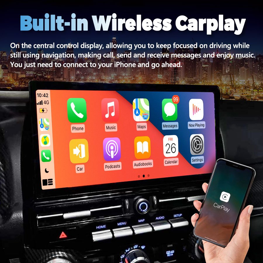 13.3INCH Carplay Car Radio For TOYOTA 4RUNNER 2009-2022 Android 13 Touch Screen Multimedia Player GPS Navigation Stereo 4G WIFI