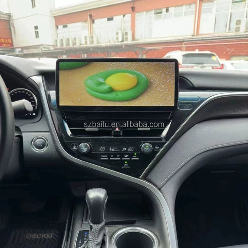 4+64GB 12.3 Inch Touch Screen Car Radio Android Audio Pour Car DVD Player Stereo for Toyota Camry 2021