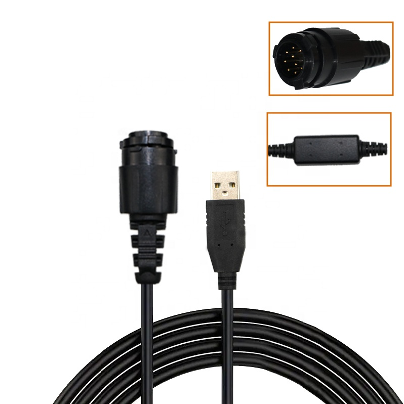 Hkn6184c Programming Cable For Motorola Radio Dm4400/e Dm3401 Dm3600 Dm4601/e Mtm5200 Dgm4100 Dgm6100 Xpr4300 Xpr4350 Xpr4380