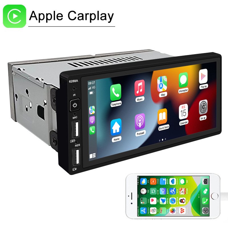6.86 Inch 1 Din Universal Android 1+32G 2+32G Wireless Carplay Android Navigation GPS System