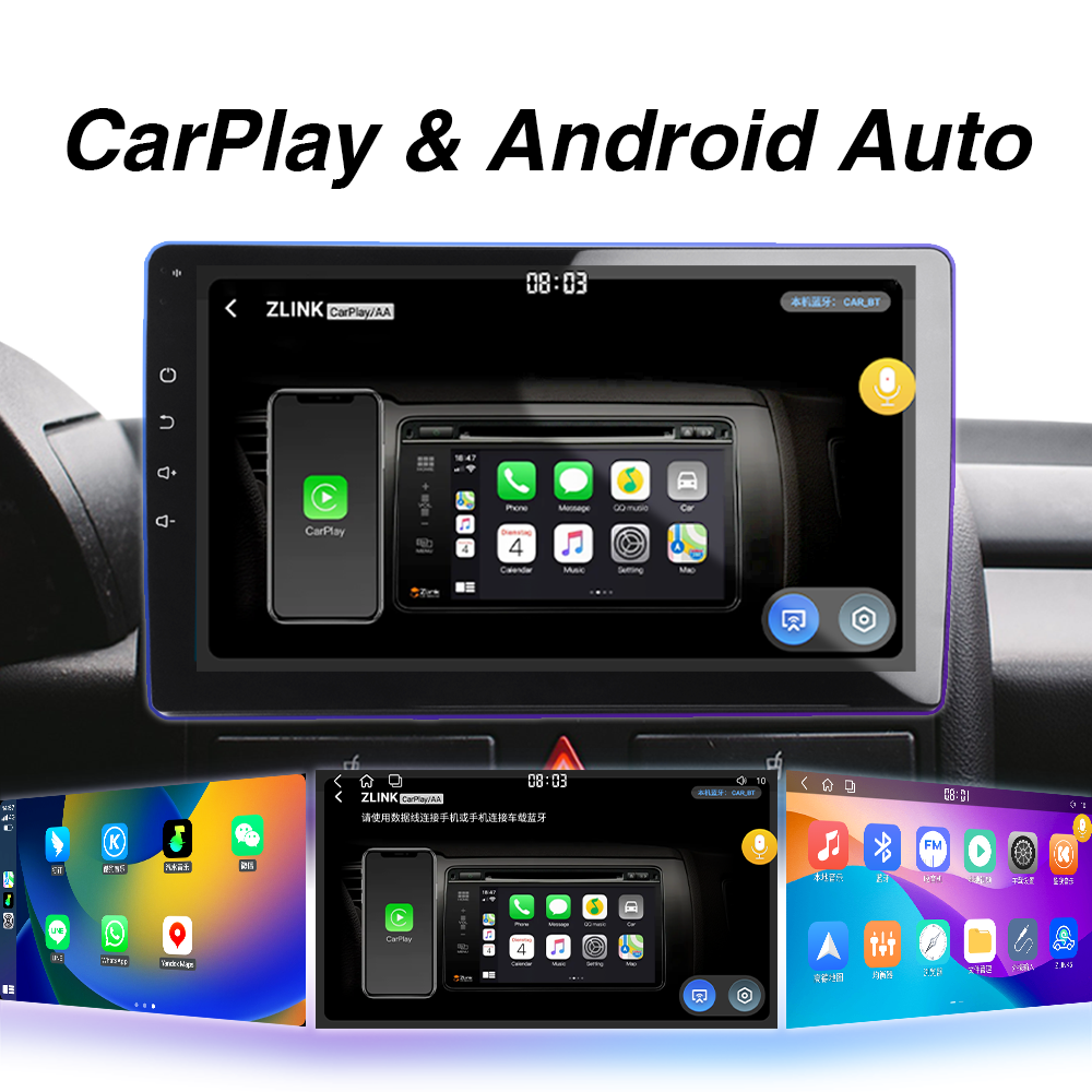 9/10 inch Universal Car Radio Android 13 4G 64G Autoradio Wireless Carplay GPS BT Multimedia Player Smart Car System