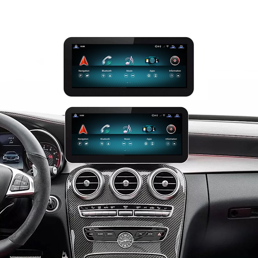 12.3" 4g+64g Snapdragon 668s video player for mercedes Benz C GLC class w204 w205 2015-2019 NTG5.0 dsp gps stereo car radio