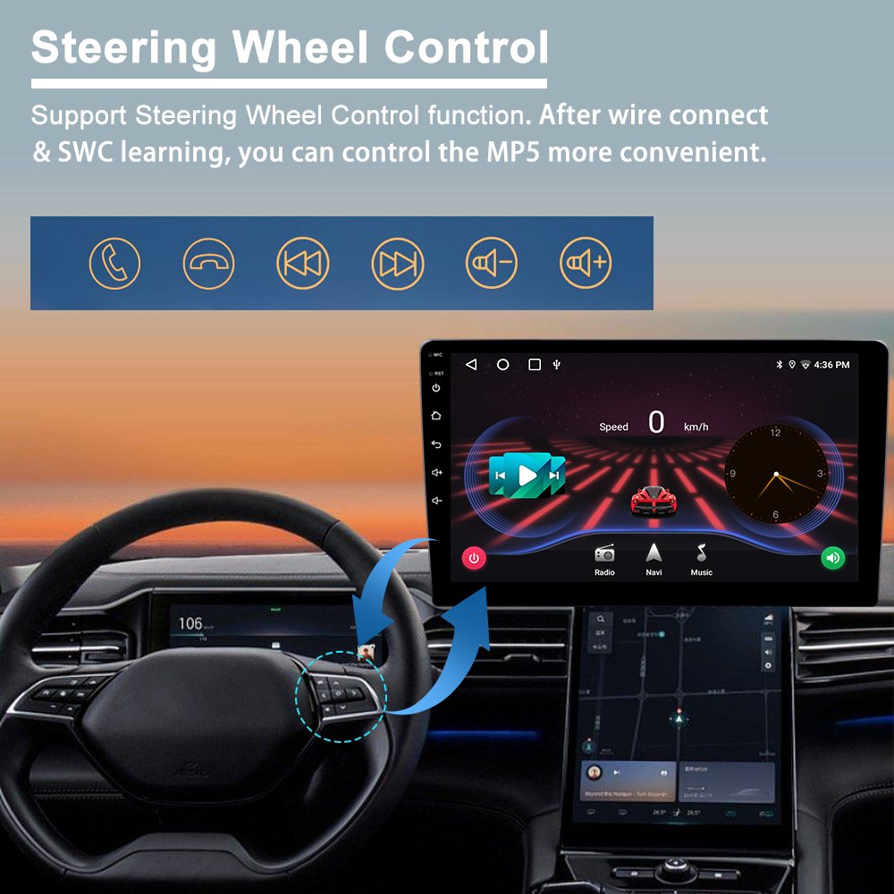 9inch Car radio with model TS18 2+32gb with cooling fan and Aluminium body