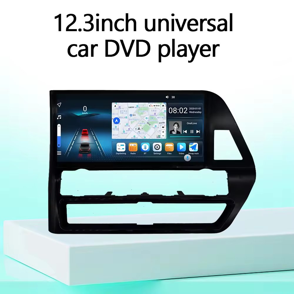 Lelv 12.3" Android 13 Qled Screen For Toyota Kluger Highlander 2021 2022 Car Radio Multimedia Gps Player 2 Din Carplay