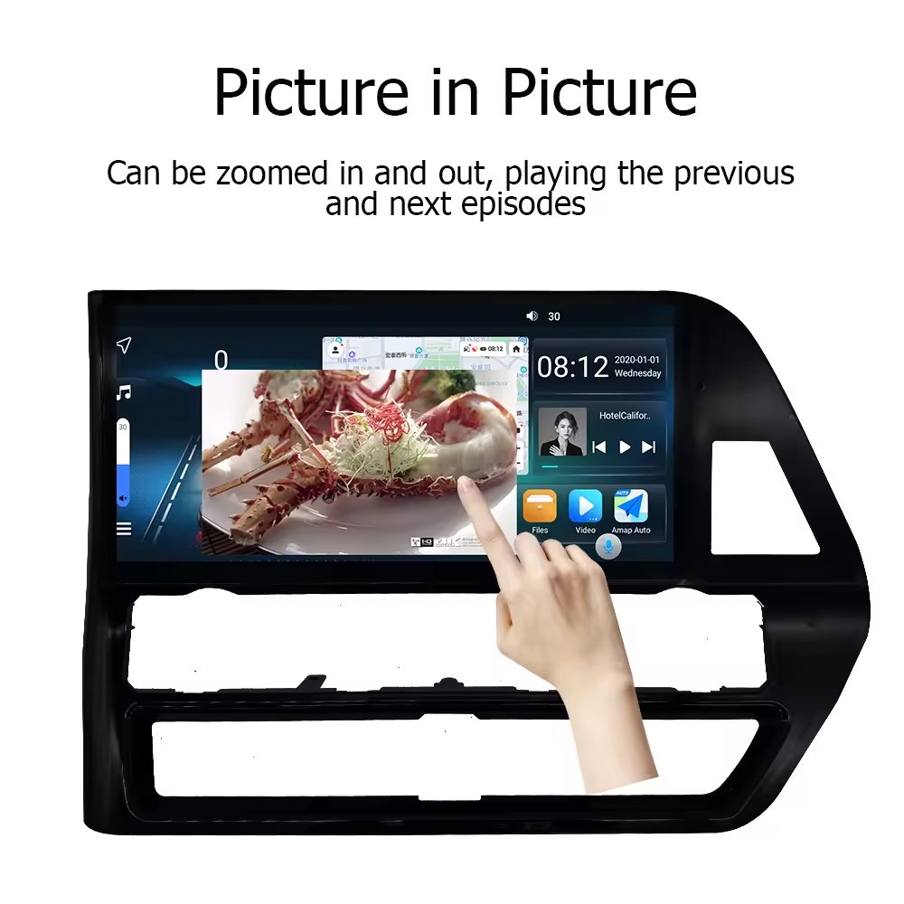 Lelv 12.3" Android 13 Qled Screen For Toyota Kluger Highlander 2021 2022 Car Radio Multimedia Gps Player 2 Din Carplay