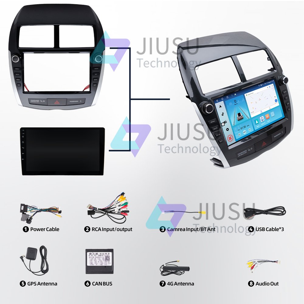 Touch Screen Android Car Radio GPS Navigation DVD Player Stereo Multimedia Audio System for Mitsubishi ASX 2013-2018