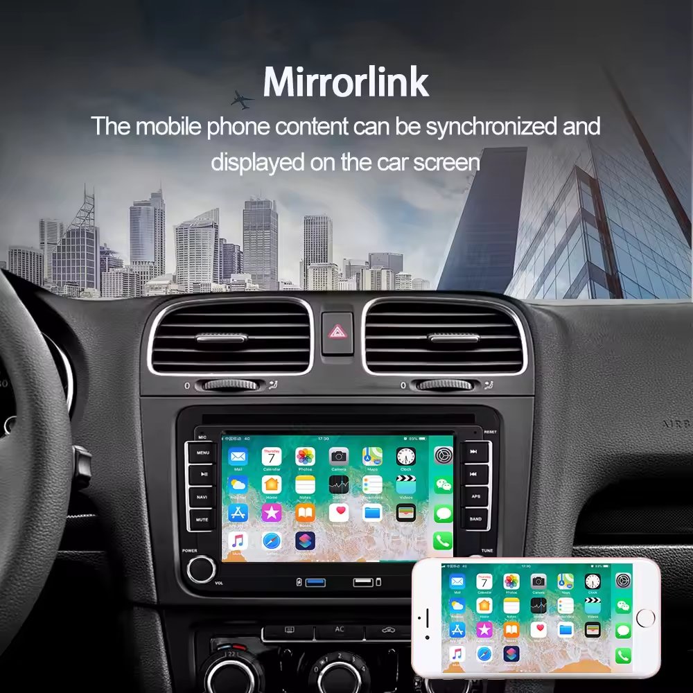 7'' Touch Screen Android Car Radio Stereo Audio GPS Navigation car dvd player for VW POLO GOLF PASSAT JETTA TIGUAN TOURAN