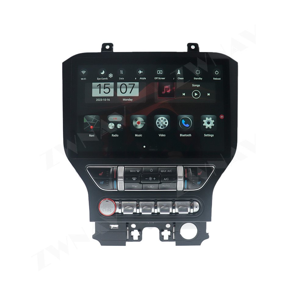 12.1 Inch Screen 2015 2016 2017 2018 2019 2020 2021 Car Radio Android Multimedia Player for Ford Mustang Navitech Support CN;GUA