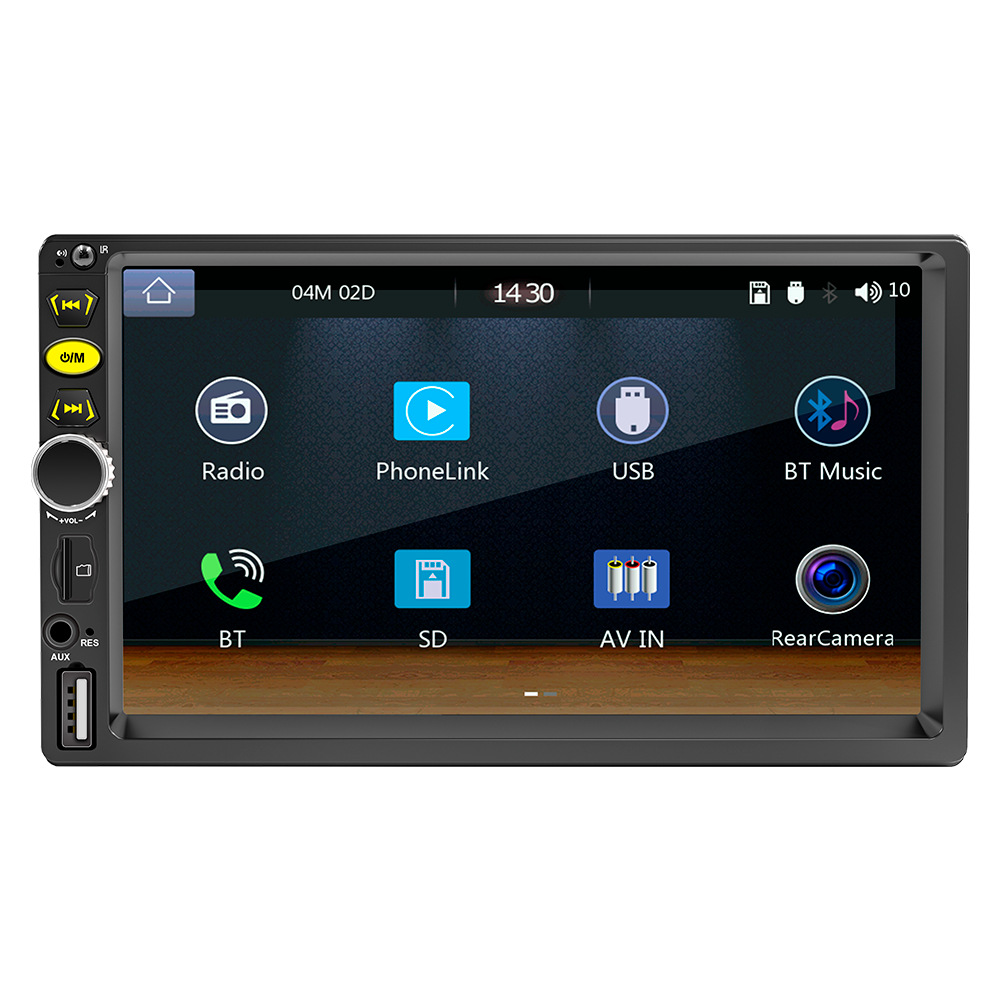7 Inch F730C Car Stereo 2 DIN Touch Screen Car DVD Player BT Auto Electronics Dashboard Mounted 1 Year Warranty Carplay Radio