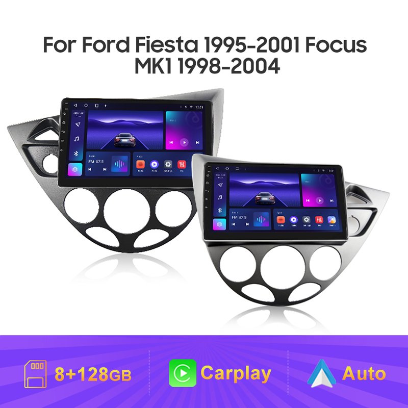 Aijia Supplier Android 13 Car Multimedia Player GPS Radio DVD Stereo 2 Din For FORD FOCUS LHD /RHD 1998-2005 Radio Car Parts