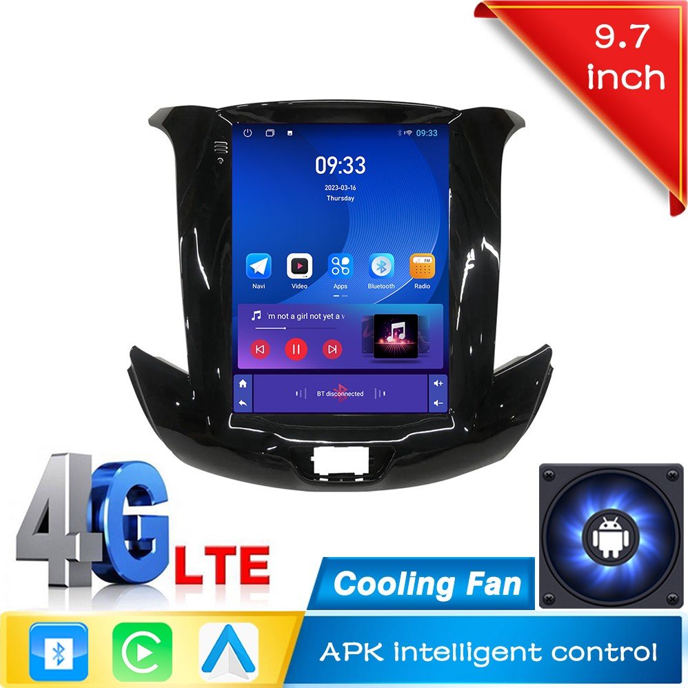 9.7 inch 2 din android car radio for Chevrolet Cruze 2015-2020 carplay auto radio Car Player Stereo GPS Navigation with