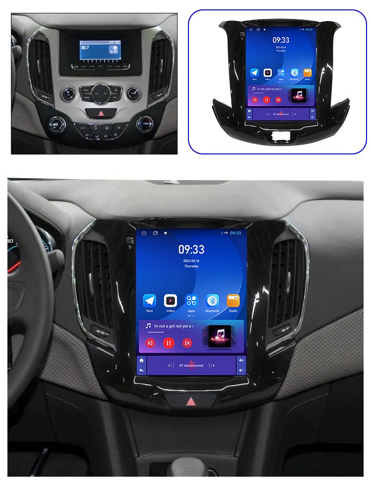 9.7 inch 2 din android car radio for Chevrolet Cruze 2015-2020 carplay auto radio Car Player Stereo GPS Navigation with