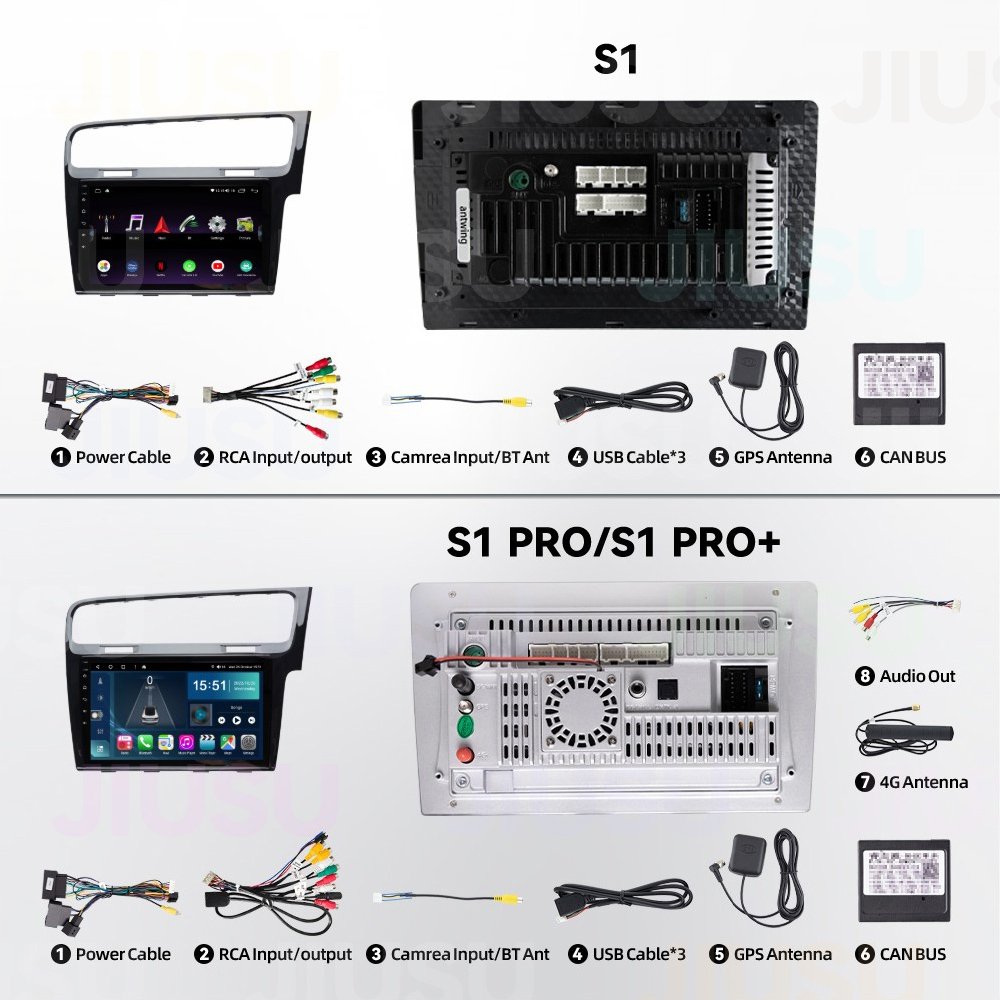 Android 12 Car Radio Touch Screen GPS Navigation DVD Player Stereo Multimedia Audio System for Volkswagen Golf MK7 2012-2021 RHD