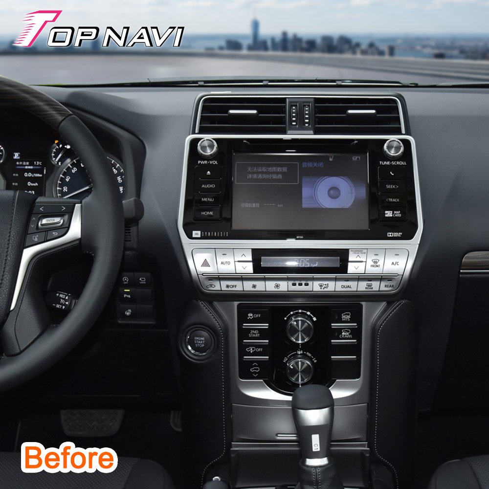 12.3 inch Android 12 octa core car radio player screen for Toyota Prado 2018 GPS multimedia system touch screen DSP audio