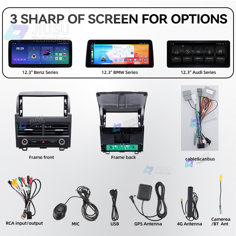 12.3'' Android Car Radio GPS Navigation DVD Player Stereo Multimedia System for Honda CRV 2007-2011 with Carplay DSP DAB