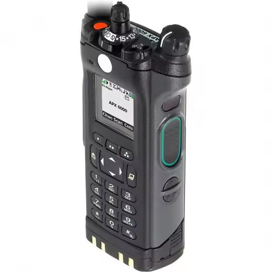 Portable APX6000 P25 Two-Way Handheld Walkie Talkie Multi-Band Public Safety Security Radio with 10km Long Ran Intercom Speaker