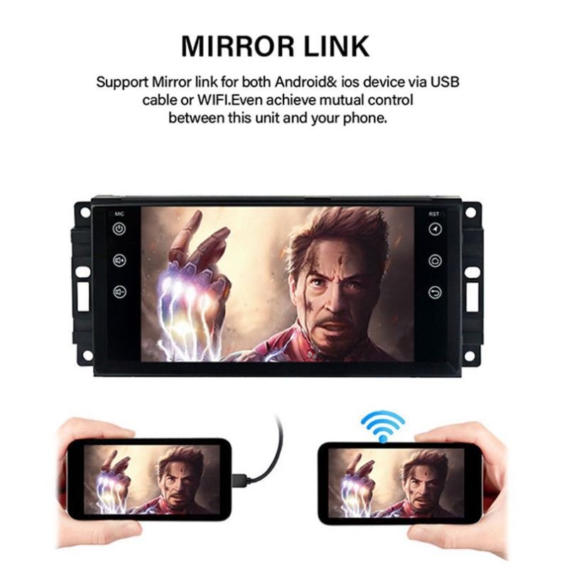 Hot Sales Car Radio For Dodge Ram Challenger Jeep Stereo Player Bluetooth Carplay Android Auto Gps