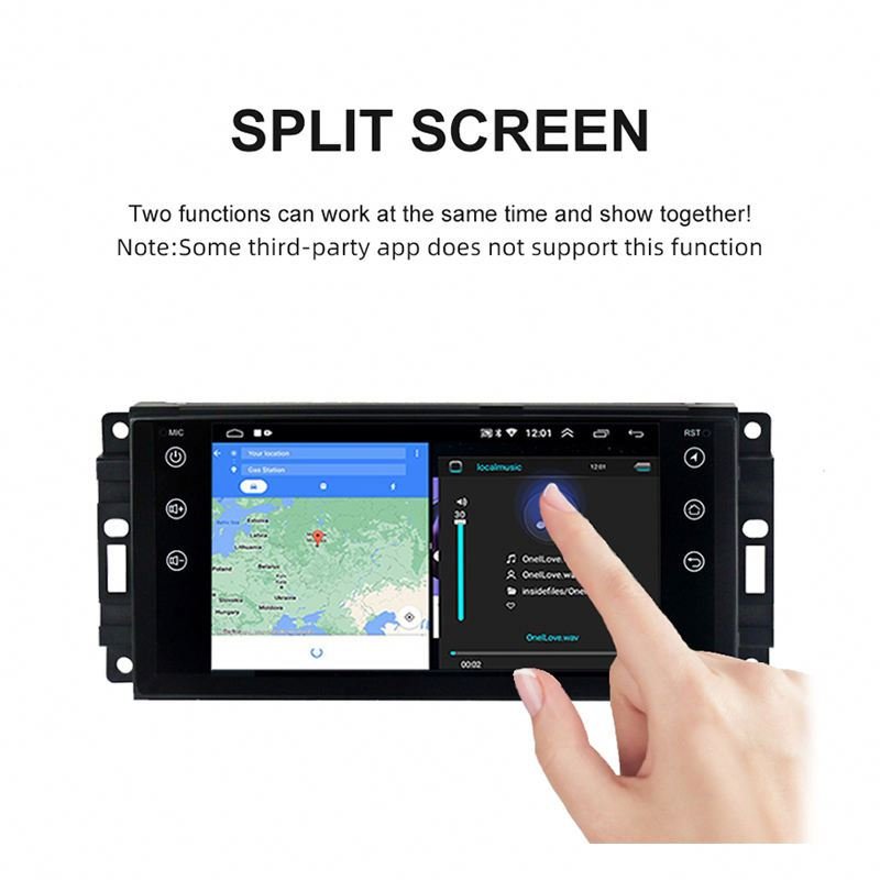 Hot Sales Car Radio For Dodge Ram Challenger Jeep Stereo Player Bluetooth Carplay Android Auto Gps