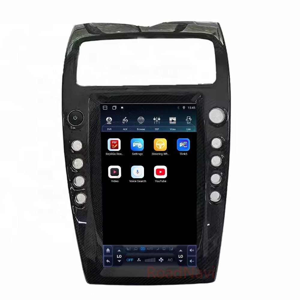 RoadNavi Tesla style Android Car radio for Porsche Maserati Quattroporte 2004-2012 Car Multimedia Player Wireless Carplay 4G