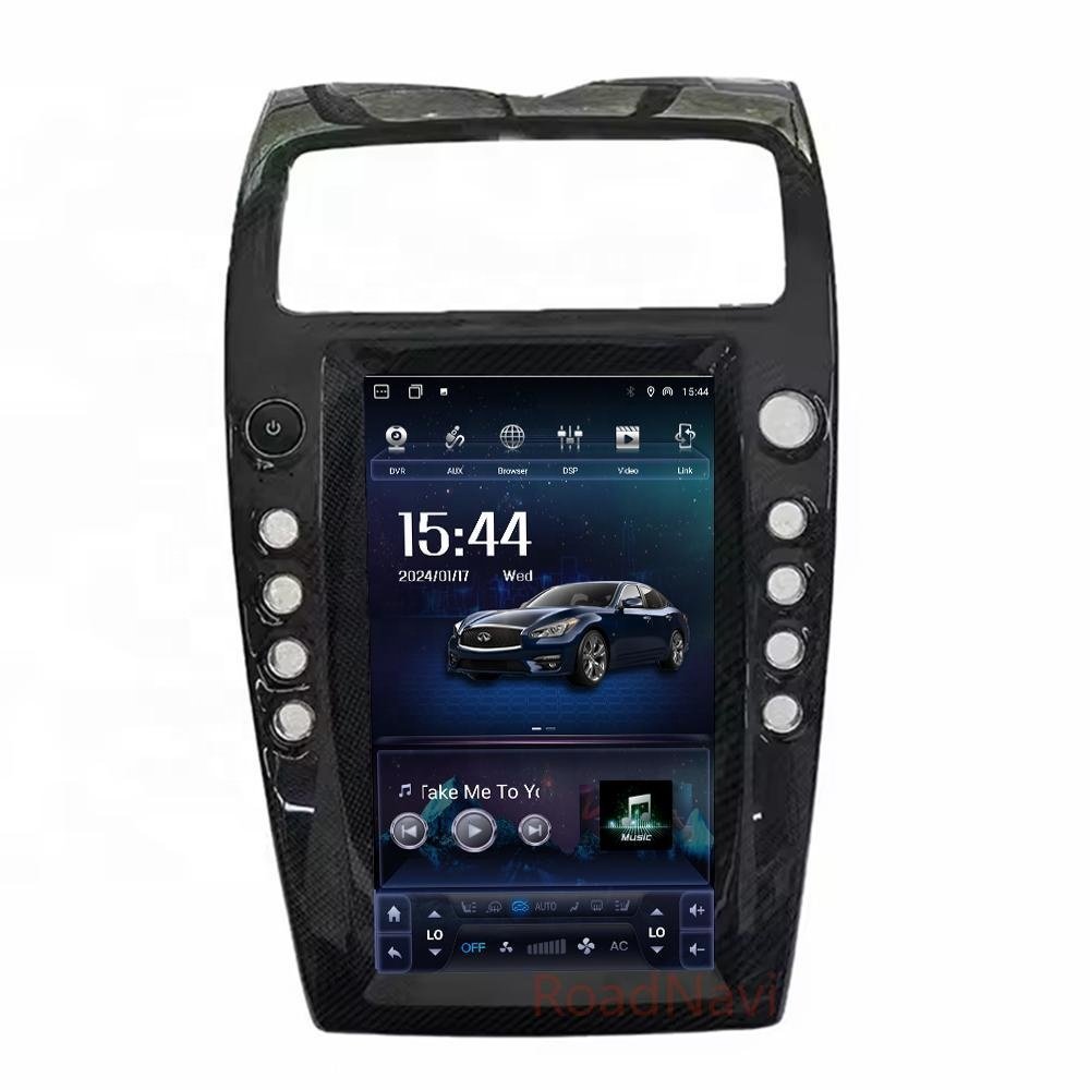 RoadNavi Tesla style Android Car radio for Porsche Maserati Quattroporte 2004-2012 Car Multimedia Player Wireless Carplay 4G