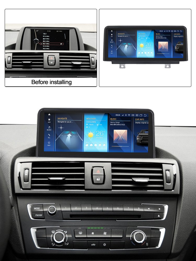 MEKEDE Android Navigation Car DVD Multimedia Player Auto Radio for BMW 1 Series F20 F21 F22 Qualcomm Snapdragon Chip