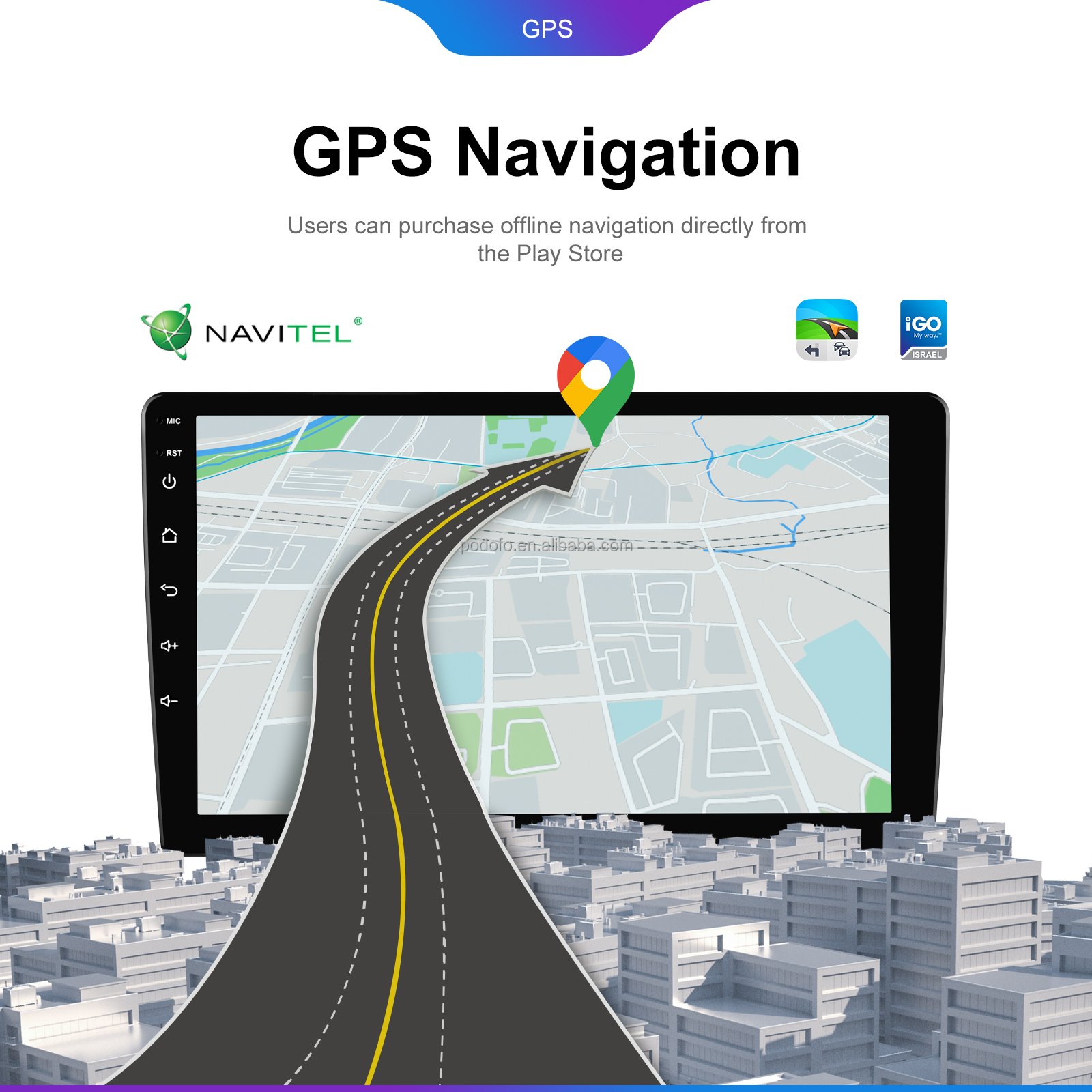 Android newest system AUTO CarPlay BT Navigation DVD player for Toyota Passo 2016-2021 Car Radio Android Player