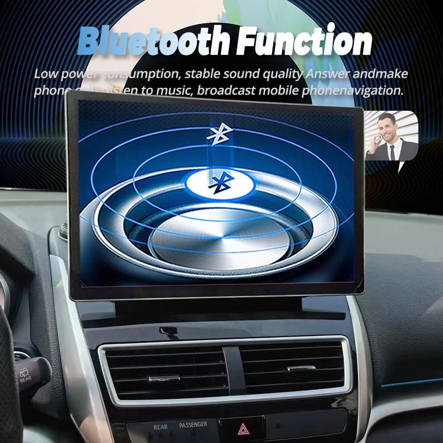13.3inch For Mitsubishi Eclipse Cross 2018-2021 Android 14 Car Radio Navi GPS Multimedia Player WiFi 4G DSP Stereo Carpaly