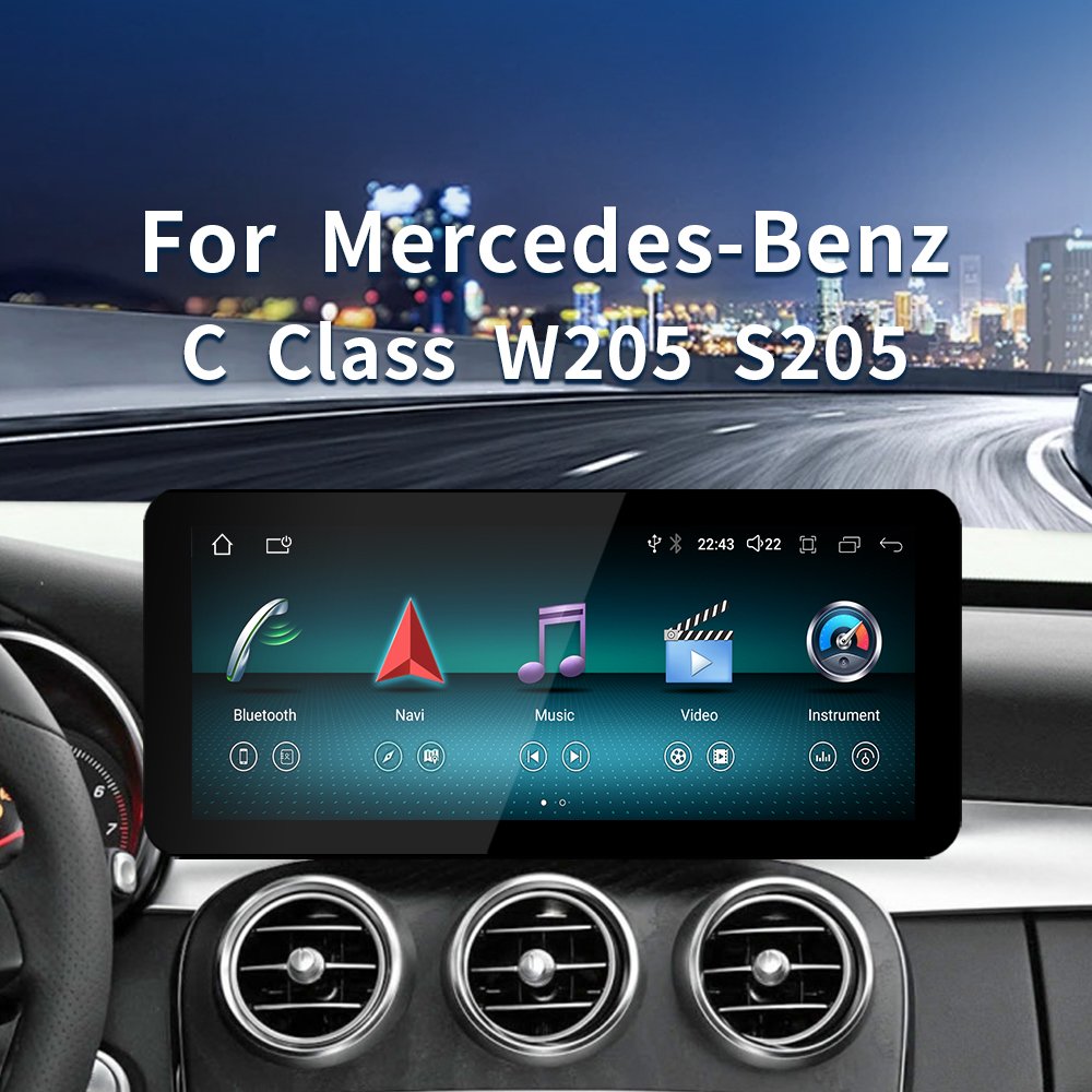 Factory price Android car radio multimedia player FOR Mercedes Benz C Class WS205 W205 Multimedia wireless CARPLAY Android AUTO