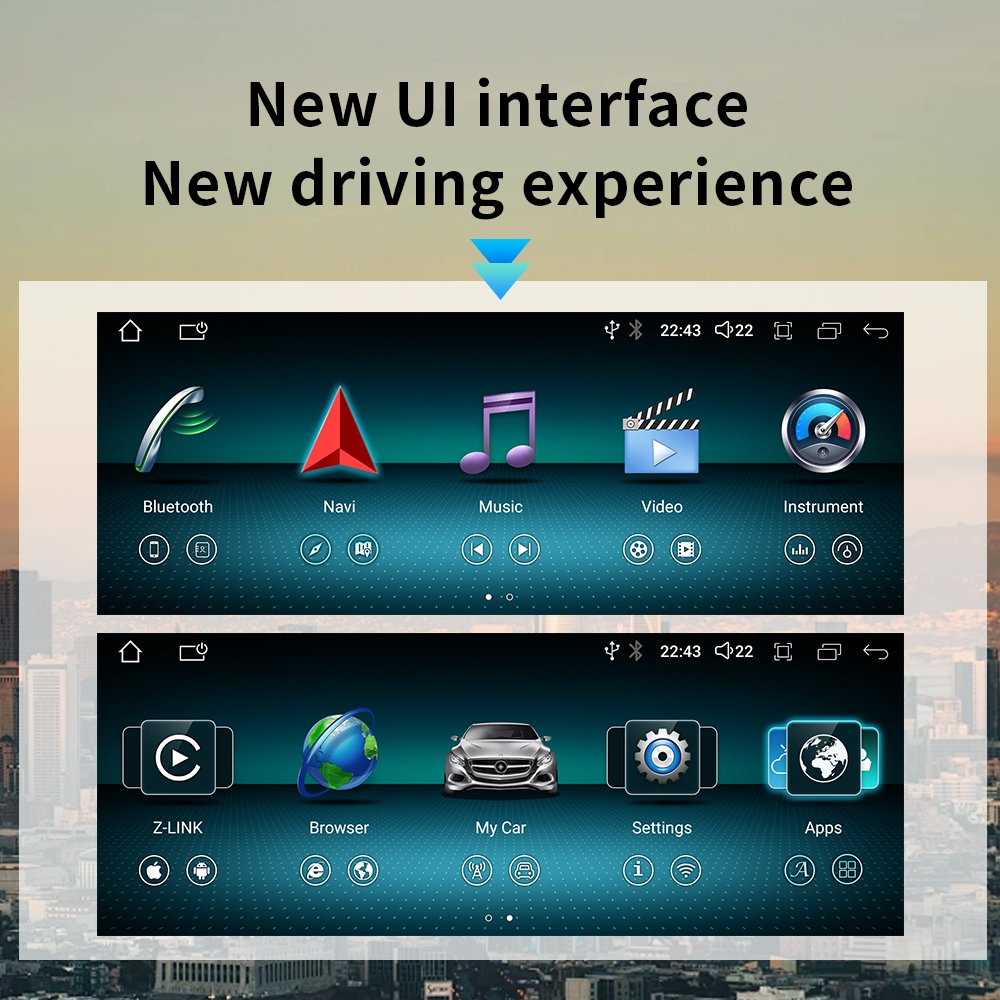 Factory price Android car radio multimedia player FOR Mercedes Benz C Class WS205 W205 Multimedia wireless CARPLAY Android AUTO