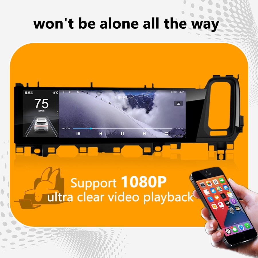 Car Copilot Carplay Android Screen For Porsche Cayenne 2018-2024 Car GPS Navigation Multimedia Player HeadUnit Radio Media