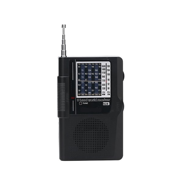 Fashion style multiband radio with metal antenna AM radio easy to operate FM radio
