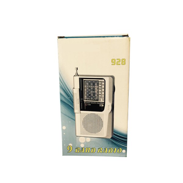 Fashion style multiband radio with metal antenna AM radio easy to operate FM radio