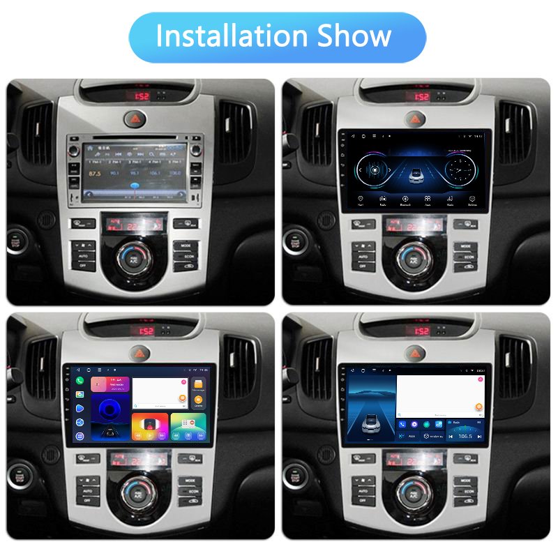Android Car DVD Player Radio GPS WIFI Mirror Link Stereo for Kia FORTE Cerato 2009 2010 2011 2012 2013