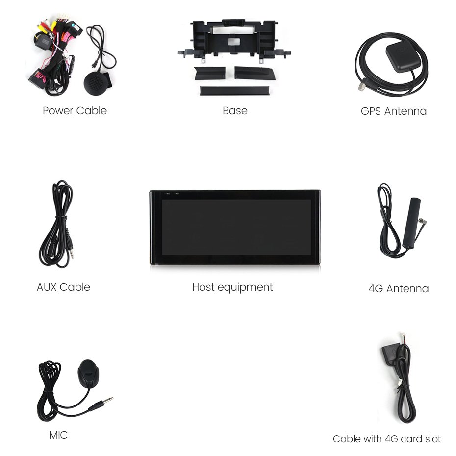 NaviFly Snapdragon 680 Android 13 car stereo For Audi A4 A4L B9 A5 2016-2020 without Original GPS Built-in Car play Car Radio