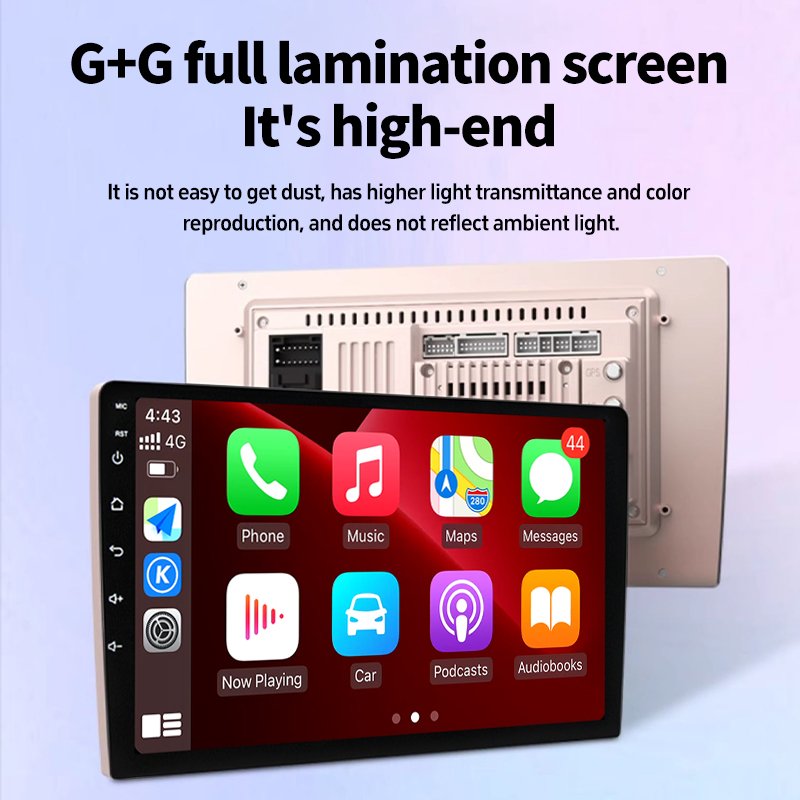 Rotiss 9"/10" Universal android car screen radio GPS CarPlay Auto Stereo 4G WIFI Screen DSP 360 Panorama car head unit CAR RADIO
