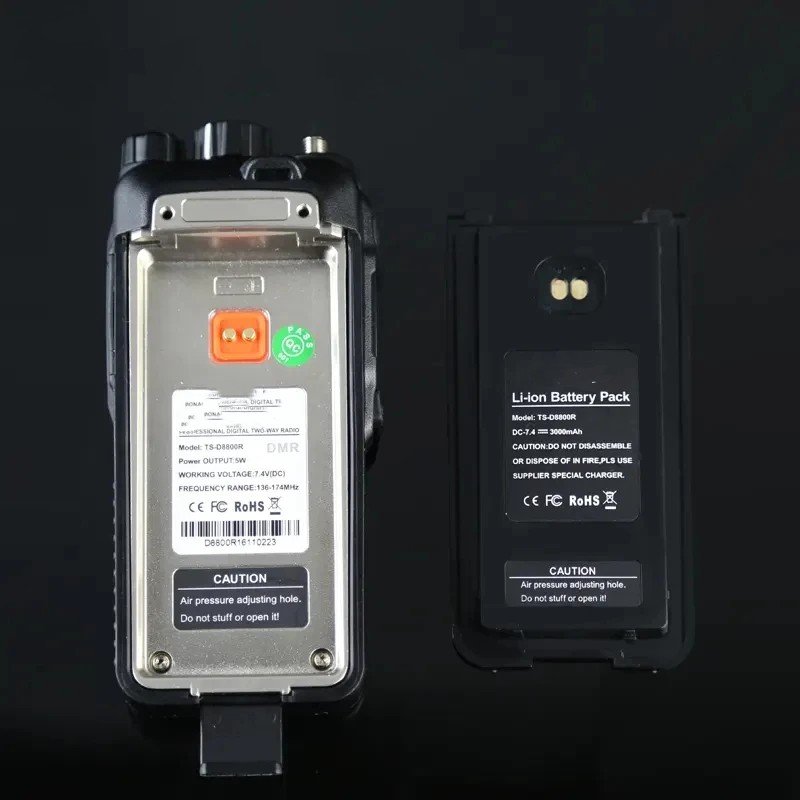 D8800R TS-D8800R Portable VHF or UHF Band Class II Remote Scanner DMR Hotspot Repeater Mobile Radio Digital Intercom