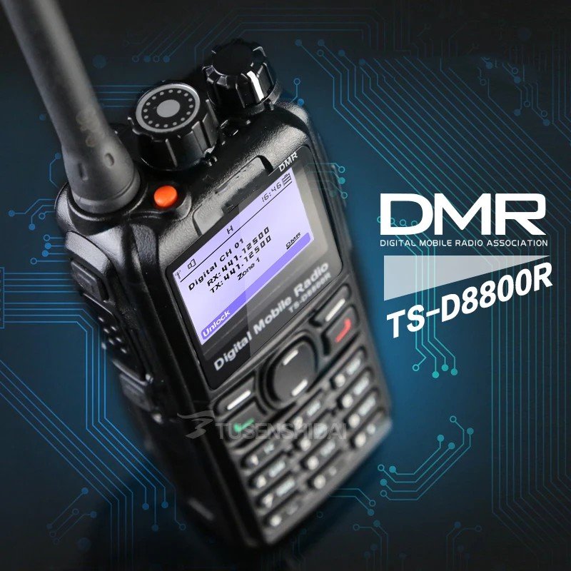 D8800R TS-D8800R Portable VHF or UHF Band Class II Remote Scanner DMR Hotspot Repeater Mobile Radio Digital Intercom