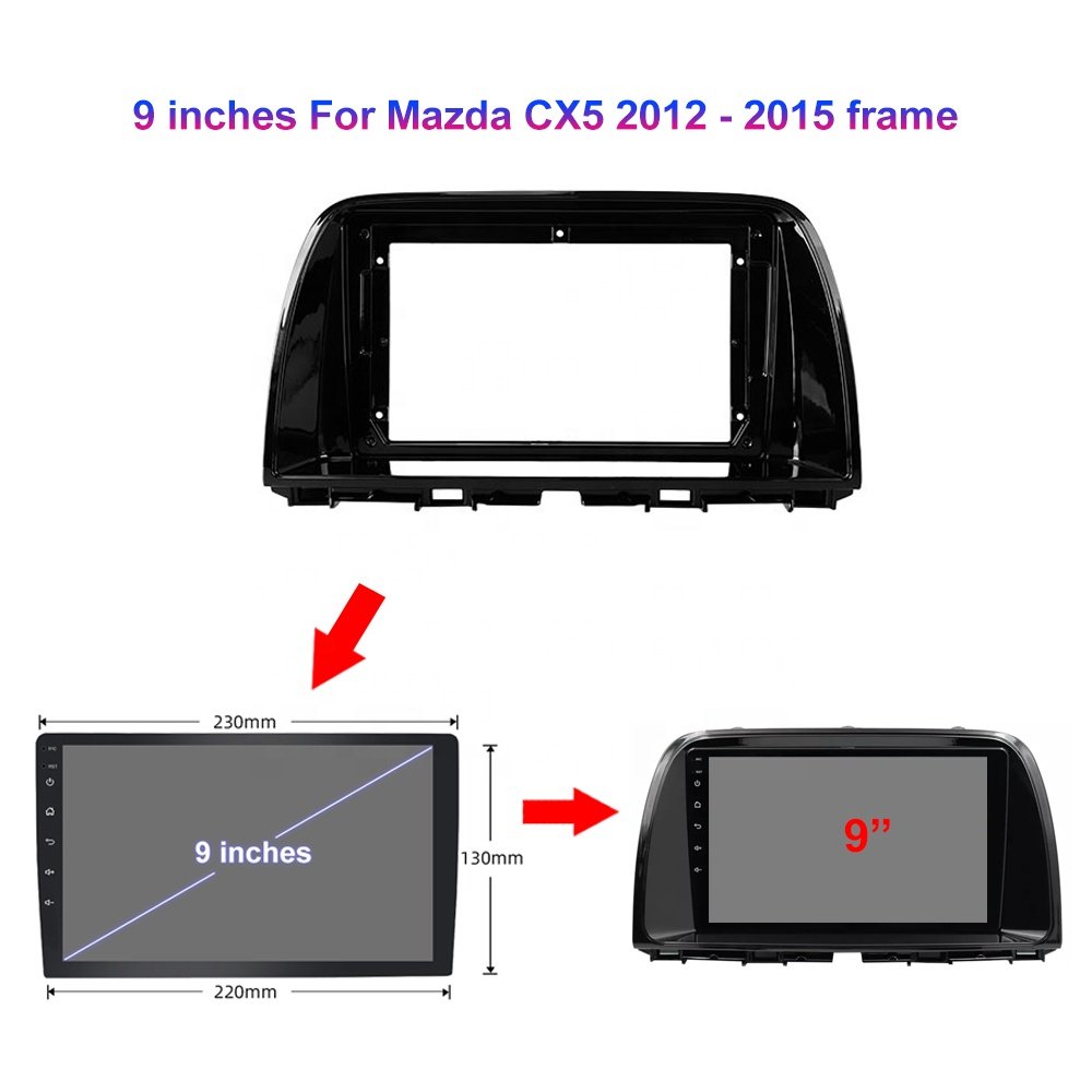 Jmance Multi Language 9" For Mazda Cx5 2012 2013 2014 2015 Frame Dsp Android Auto Carplay 2 Din Car Radio Navigation