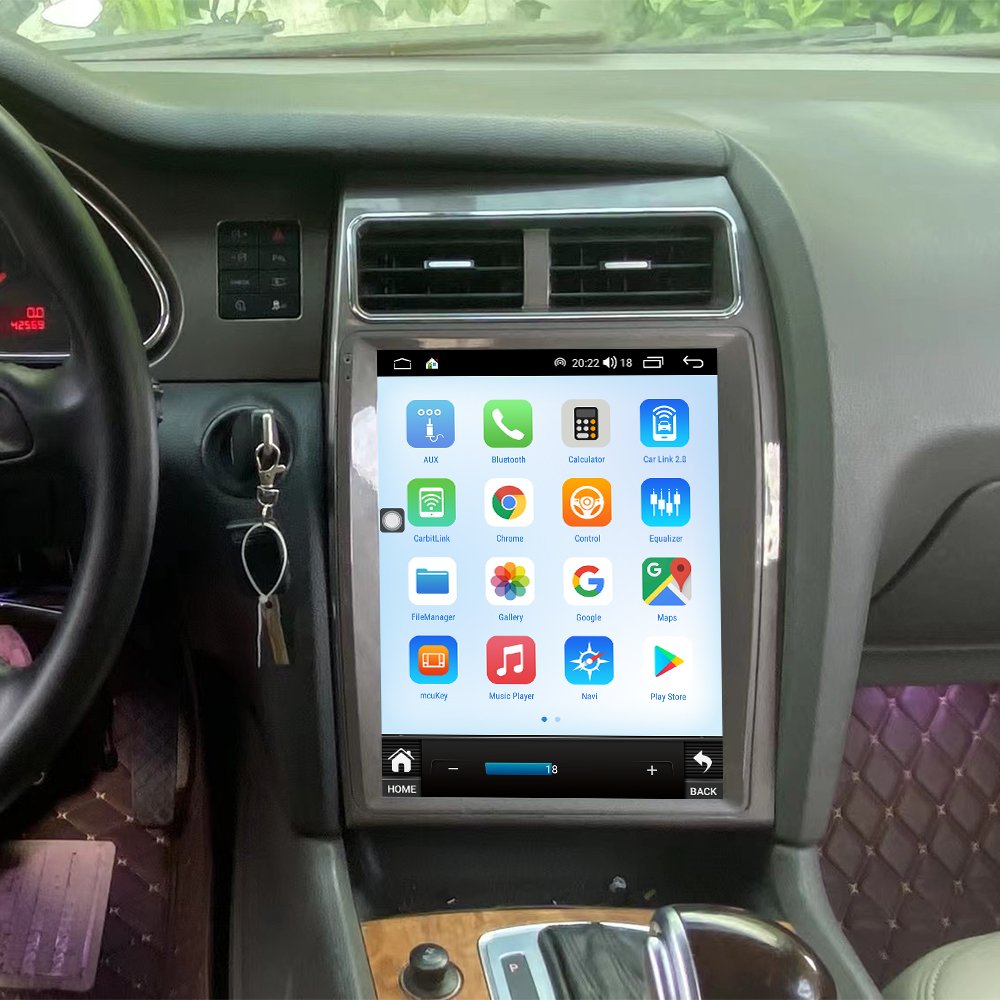 Android 12 For Audi Q7 2002-2015 DSP Carplay GPS Navigation Car Auto Stereo Head Unit Multimedia Radio Video Player DSP