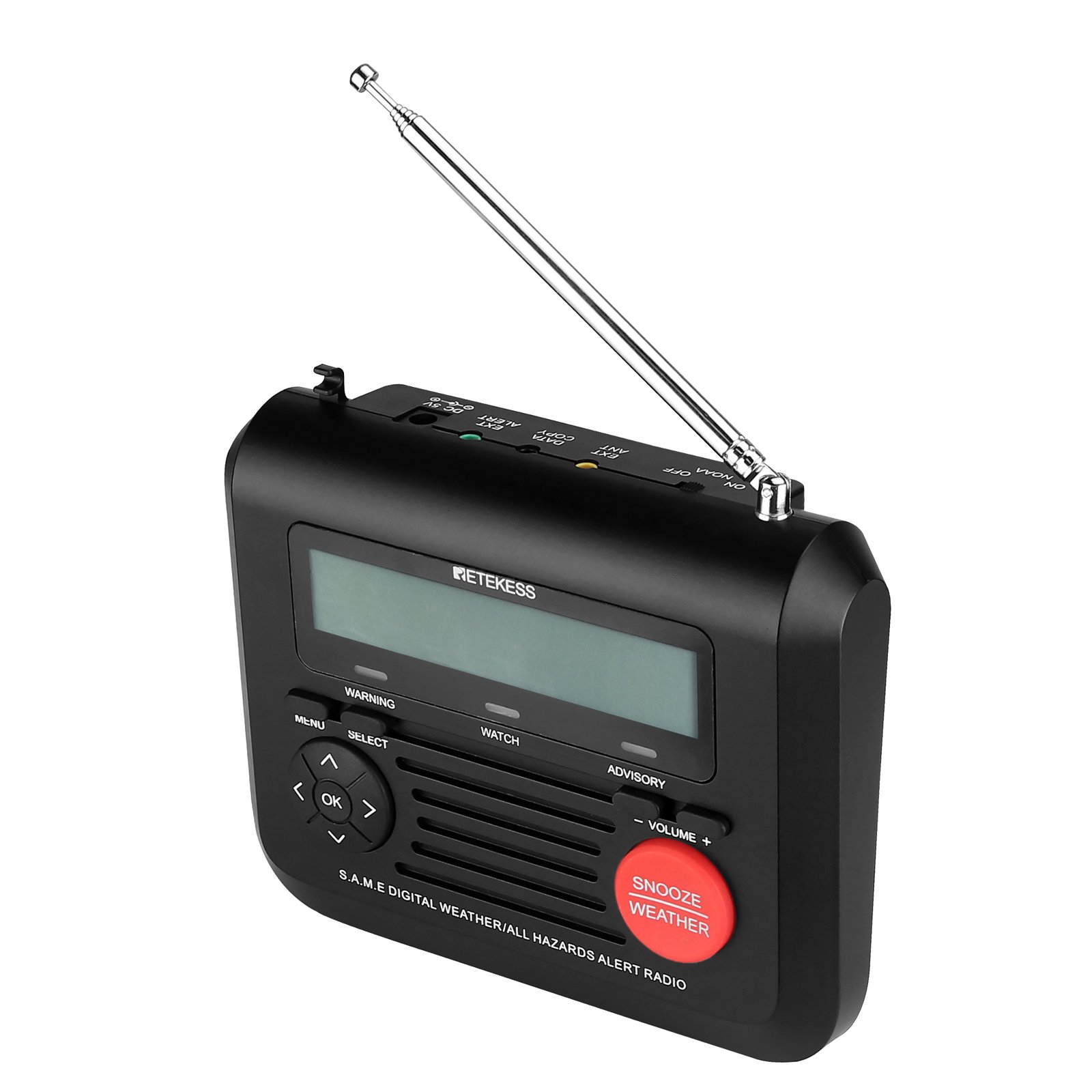 162.400-162.550MHz NOAA SAME Emergency Weather Alert Radio for flood tornado thunderstorm and other warnings RETEKESS TR625