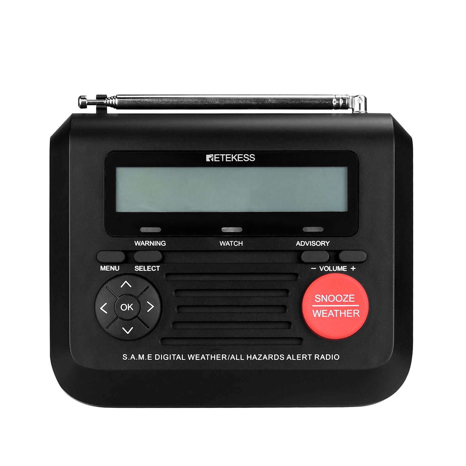 162.400-162.550MHz NOAA SAME Emergency Weather Alert Radio for flood tornado thunderstorm and other warnings RETEKESS TR625
